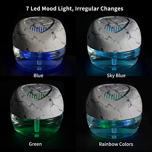 ap airpleasure 3-Pack Water-Based Purifier Air Washer, Air Revitalizer & Fresh Aire Freshener, Air Fresher with 7 LED Color Changing Mood Light for Rooms