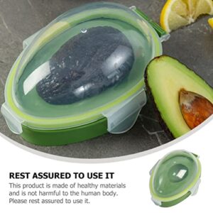 Hemoton Avocado Keeper, 2 Pieces Reusable Avocado Storage Container, Avocado Saver, Avocado Cover Avocado Holder Organizer for Refrigerator Fridge to Keep Avocado Fresh