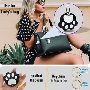 2 Packs Leather Case with Key Ring for Tile Mate 2022 2020 2018,Samsung Galaxy SmartTag Tracker & smarttag Plus+, Accessories Keychain for eufy Finder,Slim Holder Protect Tile tag for Dog,Kid (Black)