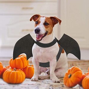 Dog Bat Costume, Halloween Pet Costume Bat Wings Cosplay Medium Dog Dress Up Accessories for Party