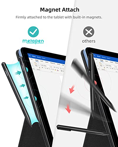 Metapen Stylus Pen M1 for Microsoft Surface (75-Day Battery Life,Smooth Writing),Work for Surface Pro X/9/8/7/6/5/4/3,Surface Go 3/Book 3/Laptop 4/Studio 2,ASUS VivoBook Flip 14 for Students&Doers