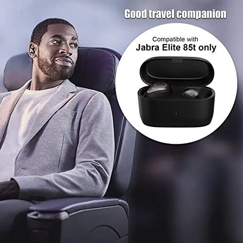 Replacement Charging Case Compatible with Jabra Elite 85t Wireless Charger Case with 700mAh Built-in Battery, Bluetooth Earphone Substitute Charging Case(85t Charger Case Only, Earbuds not Included)