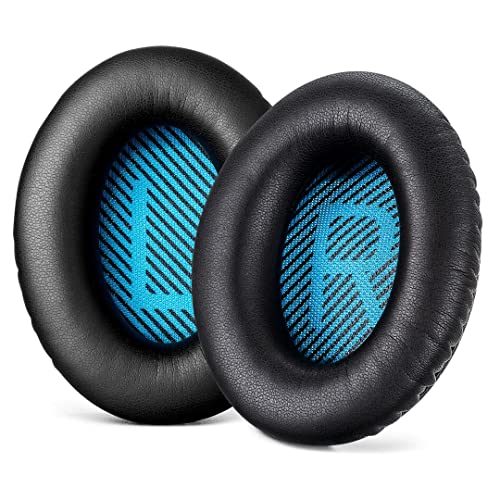 Replacement Earpads for Bose QuietComfort 15 QC2 QC15 QC25 QC35/Ae2/SoundLink,Memory Foam Headphone Earpads Cushions,Sound Insulation and Noise Reduction Headphone Covers Headphone Padding