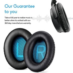 Replacement Earpads for Bose QuietComfort 15 QC2 QC15 QC25 QC35/Ae2/SoundLink,Memory Foam Headphone Earpads Cushions,Sound Insulation and Noise Reduction Headphone Covers Headphone Padding