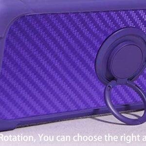 Aroepurt Visible Midnight Case Compatible for Visible Midnight WTVIS01 Phone Case Cover Magnetic Attraction 360 Swivel Stand Ring Purple