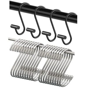 myfolrena s hooks 20 pack and 12-pack curtain shower hooks