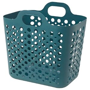 i-k-e-a slibb flexible laundry basket, turquoise easy to carry