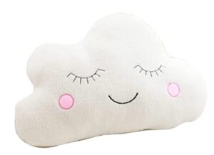 uewidiod star pillow moon cloud freshroom decoration home cushion bed pillow (clouds 21.5*17.7inch/55*45cm, white)