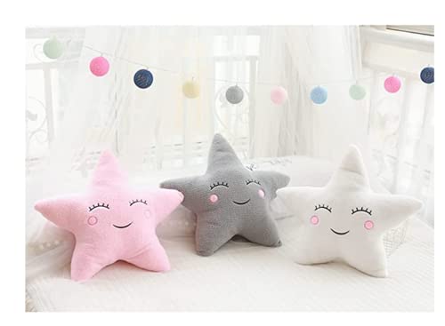 Uewidiod Star Pillow Moon Cloud freshroom Decoration Home Cushion Bed Pillow (Clouds 21.5*17.7inch/55*45cm, White)