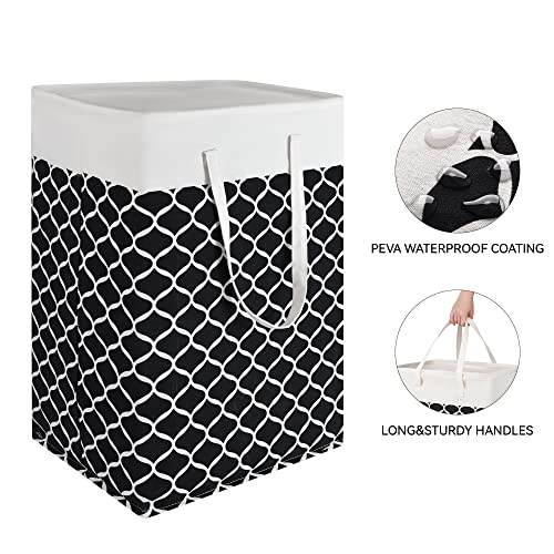 Taprion 75L Laundry Basket, Large Capacity Collapsible Dirty Cloth Hampers Foldable & Waterproof Clothes Hamper for Bedroom, Living Room, Laundry Room