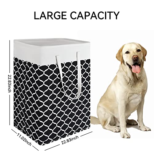 Taprion 75L Laundry Basket, Large Capacity Collapsible Dirty Cloth Hampers Foldable & Waterproof Clothes Hamper for Bedroom, Living Room, Laundry Room