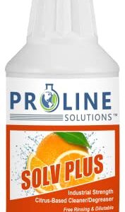 Proline Solutions SOLVE PLUS- 96.8% Pure D-Limonene. Bio-Degradable Solvent, Cleaner, Degreaser, Carpet Cleaner and much more!