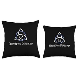 Geek Gear Charmed and Dangerous Throw Pillow, 16x16, Multicolor