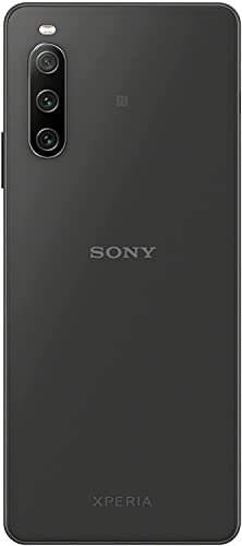 Sony Xperia 10 IV Dual SIM 128GB ROM + 6GB RAM (GSM only | No CDMA) Factory Unlocked 5G Smartphone (Black) - International Version