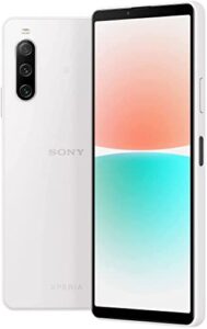 sony xperia 10 iv dual sim 128gb rom + 6gb ram (gsm only | no cdma) factory unlocked 5g smartphone (white) - international version