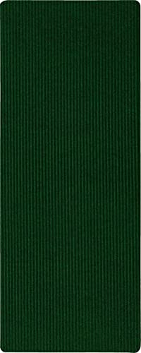 Mohawk Home Utility Floor Mat Solid Dark Forest Green (2' x 5') Perfect for Garage, Entryway, Porch, and Laundry Room