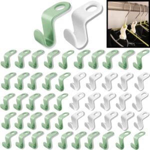 alnoor usa clothes hanger connector hooks 100 pack | hanger hooks for clothes| organize your closet with space hooks & clothes hook| portable & sturdy| connector hooks for hanging clothes & more