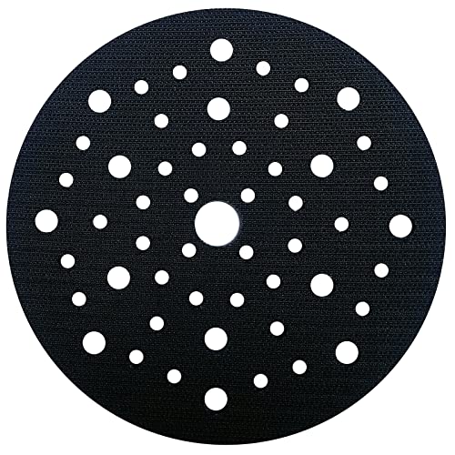 Toromp 6 Inch 53 Hole 12 mm Thickness Soft Hook and Loop Pad Interface Car Body Repair Buffing & Polishing Sponge Cushion Pad Interface Buffer Pad for Festool Sander