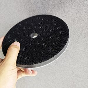 Toromp 6 Inch 53 Hole 12 mm Thickness Soft Hook and Loop Pad Interface Car Body Repair Buffing & Polishing Sponge Cushion Pad Interface Buffer Pad for Festool Sander