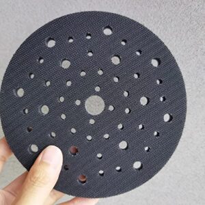 Toromp 6 Inch 53 Hole 12 mm Thickness Soft Hook and Loop Pad Interface Car Body Repair Buffing & Polishing Sponge Cushion Pad Interface Buffer Pad for Festool Sander