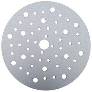 Toromp 6 Inch 53 Hole 12 mm Thickness Soft Hook and Loop Pad Interface Car Body Repair Buffing & Polishing Sponge Cushion Pad Interface Buffer Pad for Festool Sander