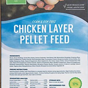 Small Pet Select - Chicken Layer Feed 17% Protein, No-Soy, No-Corn, 20lb