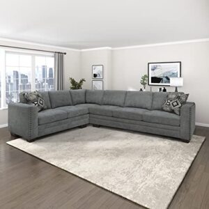 lexicon terrydale 2-piece sectional sofa, gray
