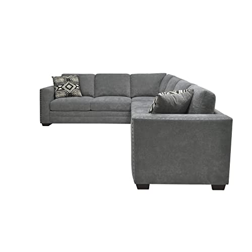 Lexicon Terrydale 2-Piece Sectional Sofa, Gray