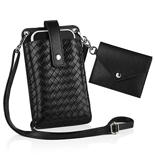 OUTXE Small Crossbody Phone Bag for Women Cellphone Purse Girls Mini Black