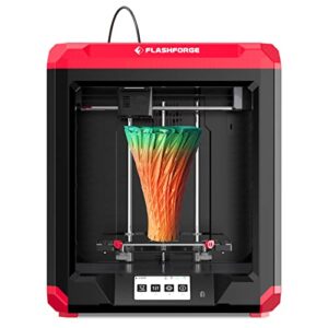 flashforge 3d printer finder 3 glass heating bed with removable pei surface and magnetic platform, fully assembled, large fdm 3d printers with 7.5" x 7.7" x 7.9" printing size