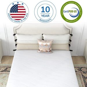 LIFERECORD Twin Mattress, 10 Inch Memory Foam and Innerspring Hybrid Mattress, Gel Infused Mattress, Medium Firm Twin Size Mattress in a Box, Made in USA, CertiPUR-US Certified