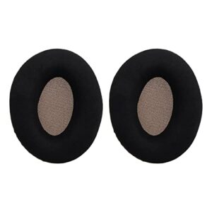 1 pair ear pads compatible with sennheiser momentum on-ear headphones comfort velour ear cushions headset repair replacement accessories black