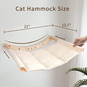 Yehnna Cat Hammock Wall Mounted Cat Shelves, Cat Wall Shelf, Cat Wall Shelves, Cat Wall Furniture, Cat Wall Bed Cat Perches for Sleeping