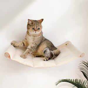 Yehnna Cat Hammock Wall Mounted Cat Shelves, Cat Wall Shelf, Cat Wall Shelves, Cat Wall Furniture, Cat Wall Bed Cat Perches for Sleeping