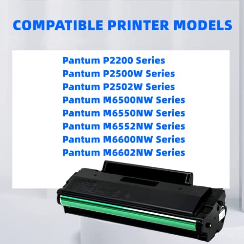 Doroko PB-211 Toner Cartridge Compatible Replacement for Pantum PB-211 PB-211EV Black Toner Cartridge Compatible with M6602NW P2500W P2502W M6550NW M6600NW M6552NW (PB211-2PK) (1-Pack)