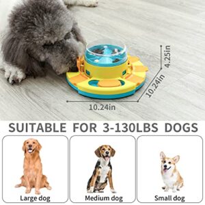 Aluckmao Dog Puzzle Toys for Dogs Mental Stimulation, Interactive Treat Dispensing Dog Toy, Dog Enrichment Food Toys