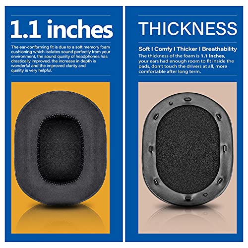 TRANSTEK Cooling Gel Ear Pads Compatible with BlackShark V2 Pro and V2 Wireless Headset I Cooling Gel Memory Foam Replacement Ear Cushions