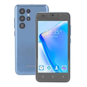 bewinner s22 unlocked smartphone, 5.0in hd screen 2gb ram 32gb rom dual sim card 3g cellphone with face recognition for android 6.0(light blue)