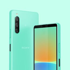 Sony Xperia 10 IV Dual SIM 128GB ROM + 6GB RAM (GSM only | No CDMA) Factory Unlocked 5G Smartphone (Mint) - International Version