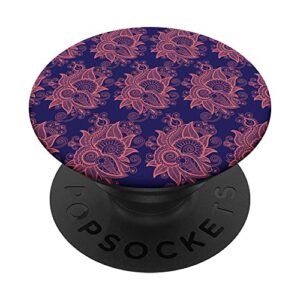 purple paisley persuasion lace popsockets swappable popgrip