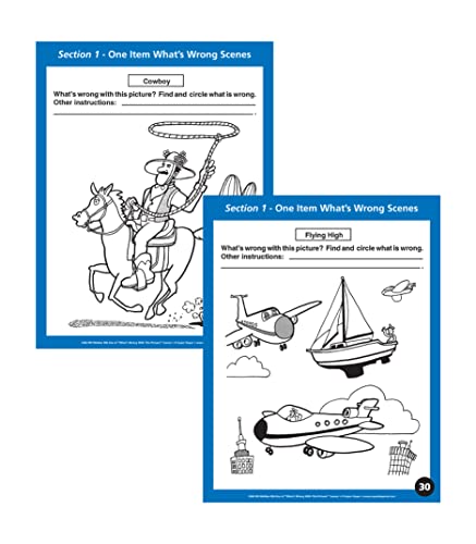 Super Duper Publications | Webber® Big Box of “What’s Wrong with This Picture?” Scenes | Critical Thinking Skills | Speech and Language Resource