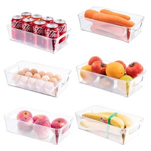 refrigerator organizer storage bins, fridge organizer storage bins pantry storage and cabinet organizers for bath kitchen (6)