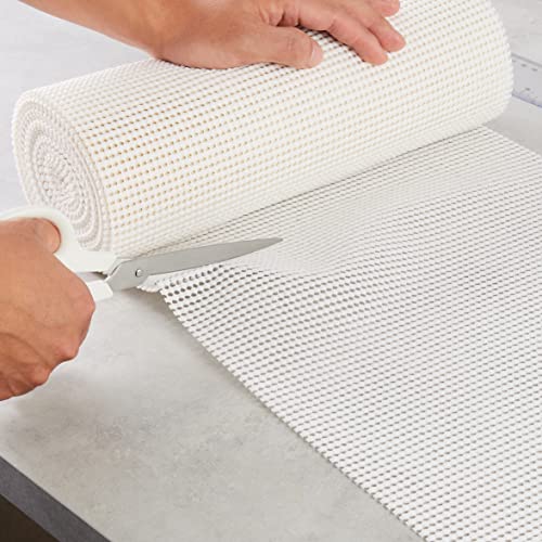 Amazon Basics Non-Adhesive Shelf and Drawer Liner - White, 12" x 20'