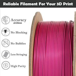 PLA 3D Filament , DB PLA Filament 1.75mm Accuracy +/- 0.03 mm Fit Most FDM Printer，3 Colors in 1 Dual Color Co-Extrusion 3D Filament 1kg Filament (2.2lbs)