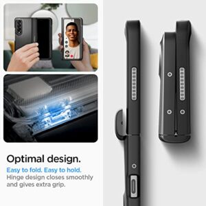 Spigen Slim Armor Pro Pen Edition [Hinge Protection] Designed for Galaxy Z Fold 4 Case (2022) - Black
