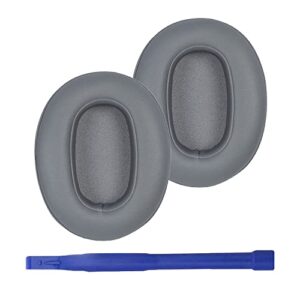 wh-xb900n replacement ear pads potein leather earpads cover quite-comfort sponge ear cushion pad earmuff repair parts compatible with wh-xb900n on-ear headphone(grey
