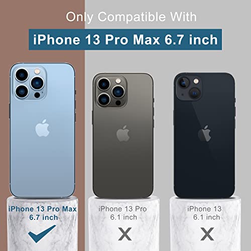 DEENAKIN for iPhone 13 Pro Max Case with Screen Protector,Pass 16ft Drop Tested Durable Soft Silicone Gel Rubber Cover,Slim Fit Protective Phone Case for iPhone 13 Pro Max 6.7" Light Brown