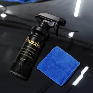 Auzzia Ceramic Spray Coating for Cars, Waterless Car Wash & Wax, High-Gloss Hydrophobic Paint Sealant Protection, Quickly Applies in Minutes, 12 Months Lasting Shine - 10 Fl Oz