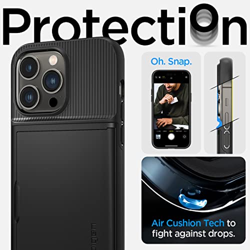 Spigen Slim Armor CS Designed for iPhone 14 Pro Max Case (2022) - Black