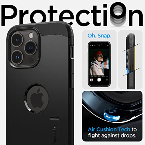 Spigen Tough Armor (MagFit) Compatible with MagSafe Designed for iPhone 14 Pro Max Case (2022) - Black